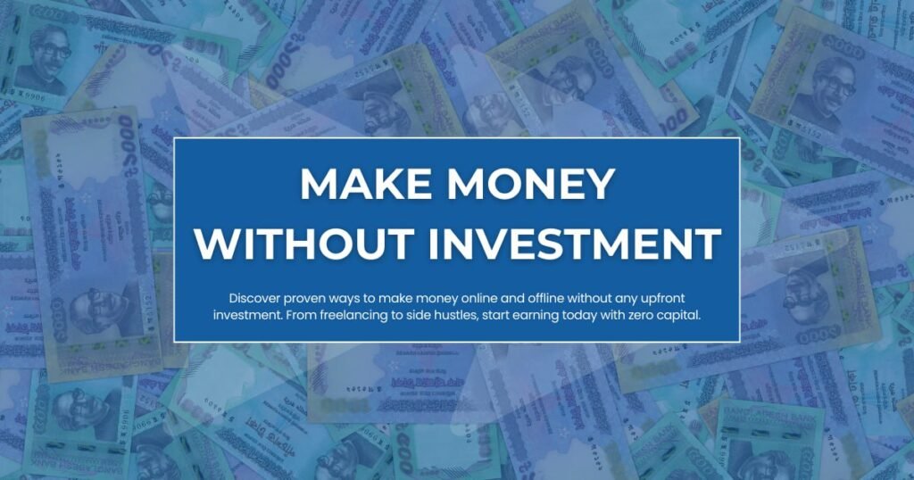 Make Money Without Investment